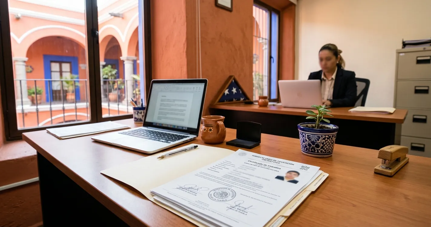 Oficinas de legalización de certificados en Puebla - trámite de documentos escolares