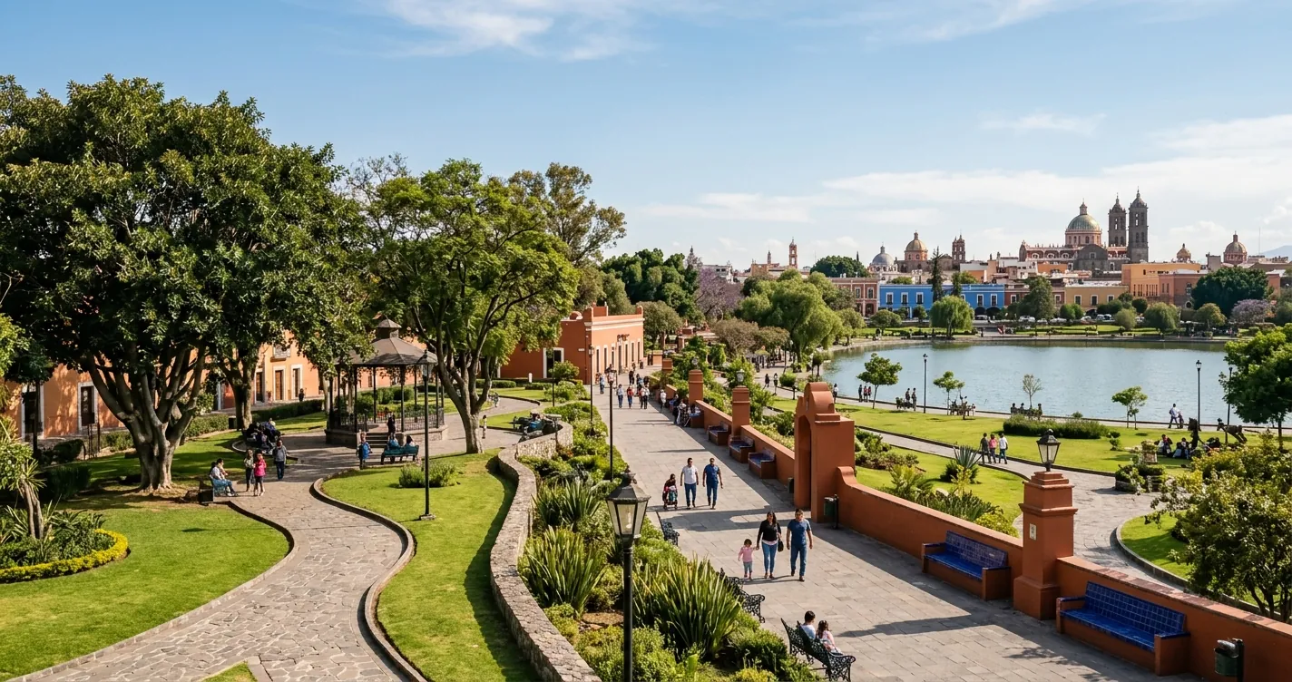 Parques en Puebla - Áreas verdes para pasear y recrearse en familia