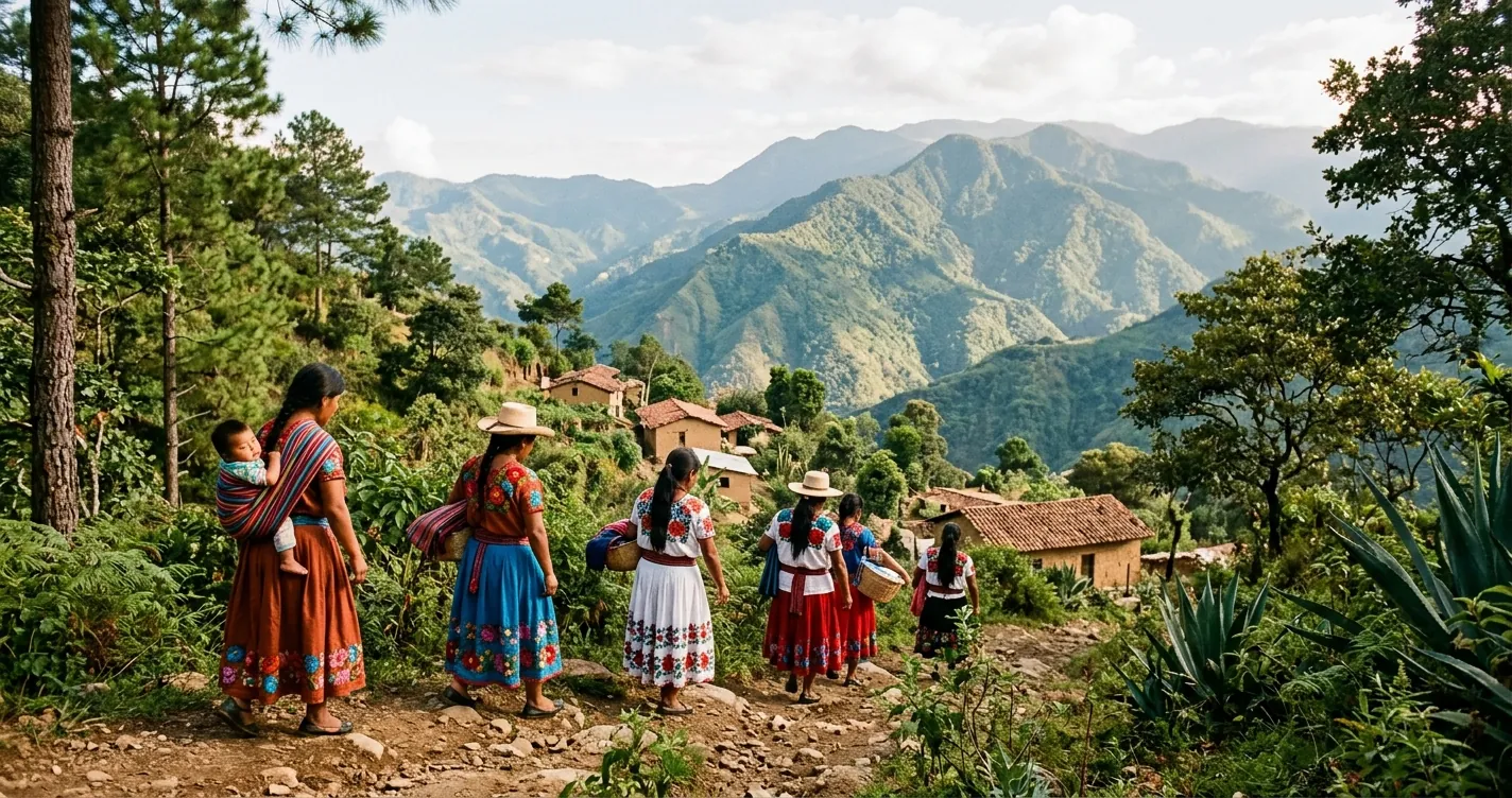 Lenguas indígenas de Puebla - comunidad de la Sierra Norte hablante de náhuatl y totonaco
