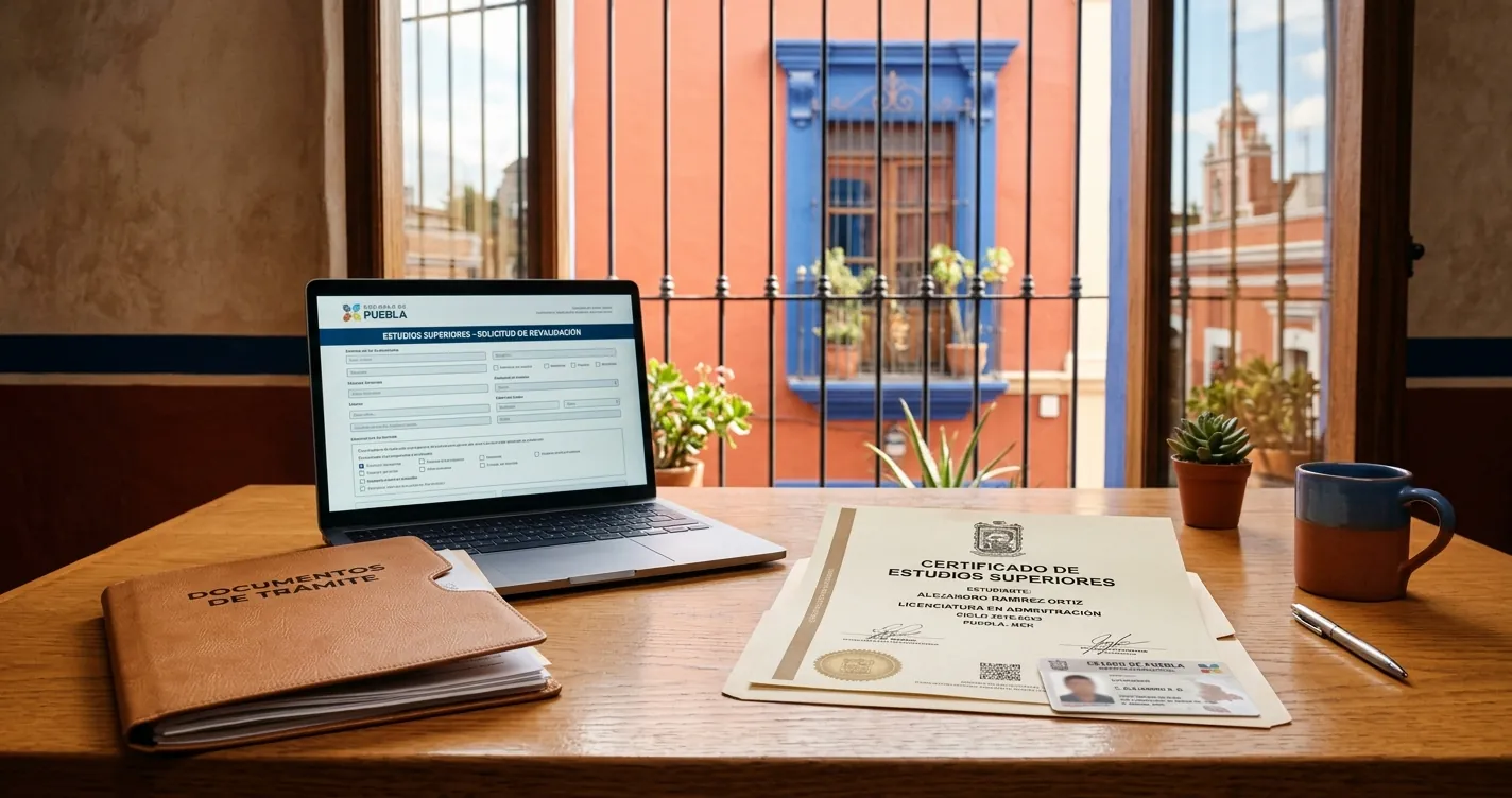 Recuperar certificado de secundaria en Puebla: documentos y trámite ante la SEP estatal